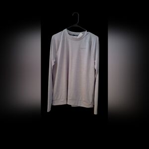 Nike Dri-Fit Grey Long Sleeve Athletic Top Ladies Size Large